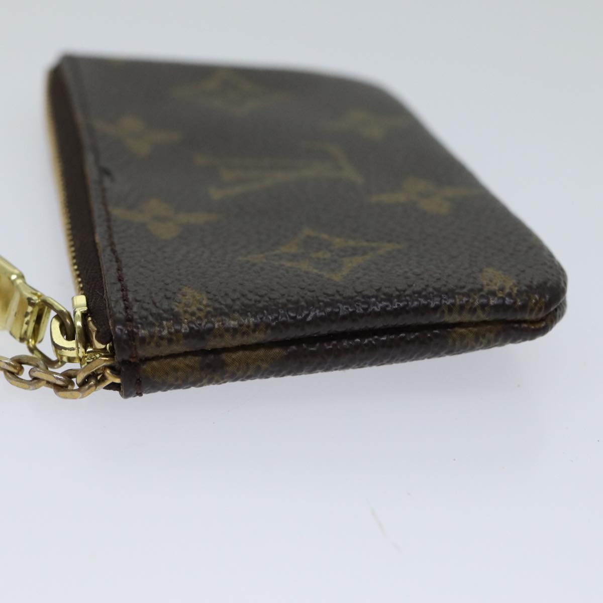 LOUIS VUITTON Monogram Pochette Cles Coin Purse M62650 LV Auth ac2878