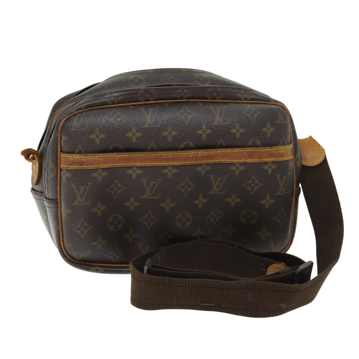 LOUIS VUITTON Monogram Reporter PM Shoulder Bag M45254 LV Auth ac2947