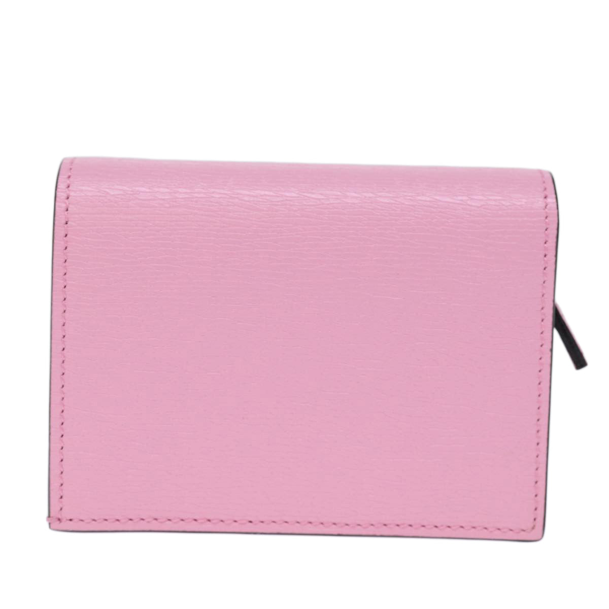 GUCCI Bananya Wallet Leather Pink 701009 Auth ac2960A