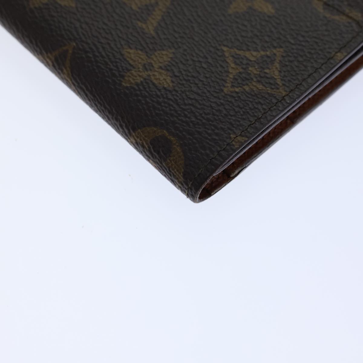 LOUIS VUITTON Monogram Porte Tresol International Wallet M61215 LV Auth ac2980