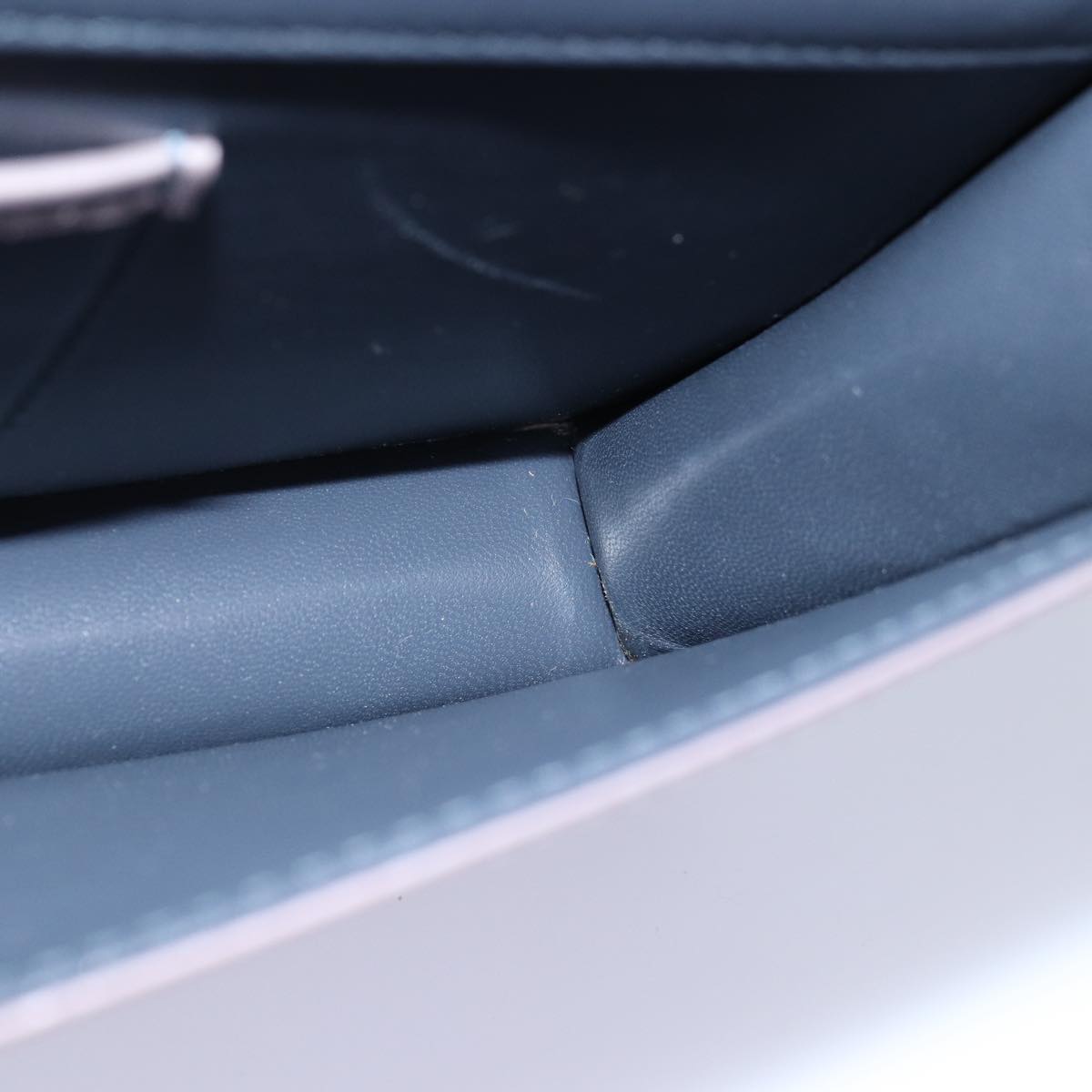 Christian Dior Lady Dior Canage Chain Shoulder Bag PVC Pink Auth ac3024V