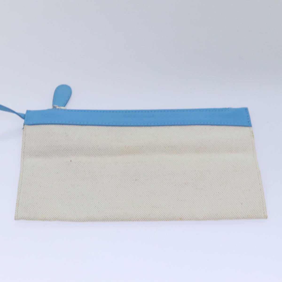 BALENCIAGA Navy Cabas S Hand Bag Canvas Blue Gray 339933 Auth ac3029V