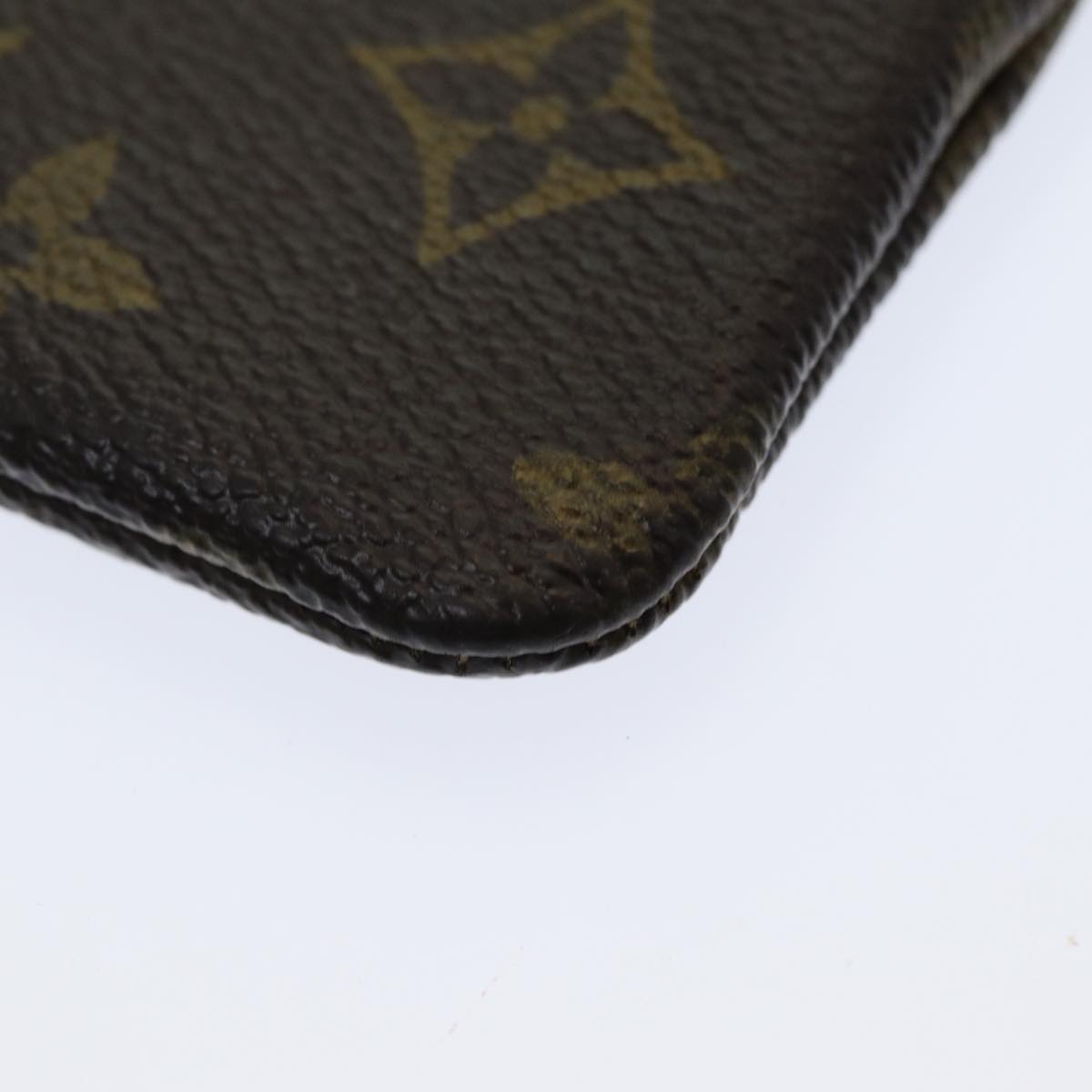 LOUIS VUITTON Monogram Pochette Cles Coin Purse M62650 LV Auth ac3118