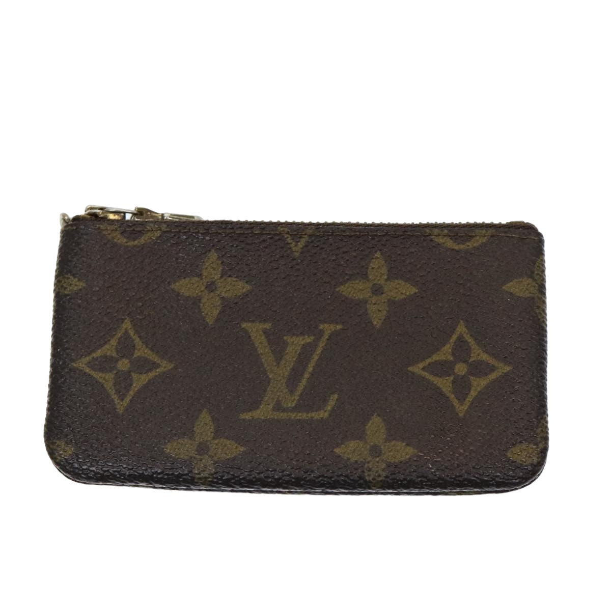 LOUIS VUITTON Monogram Pochette Cles Coin Purse M62650 LV Auth ac3118