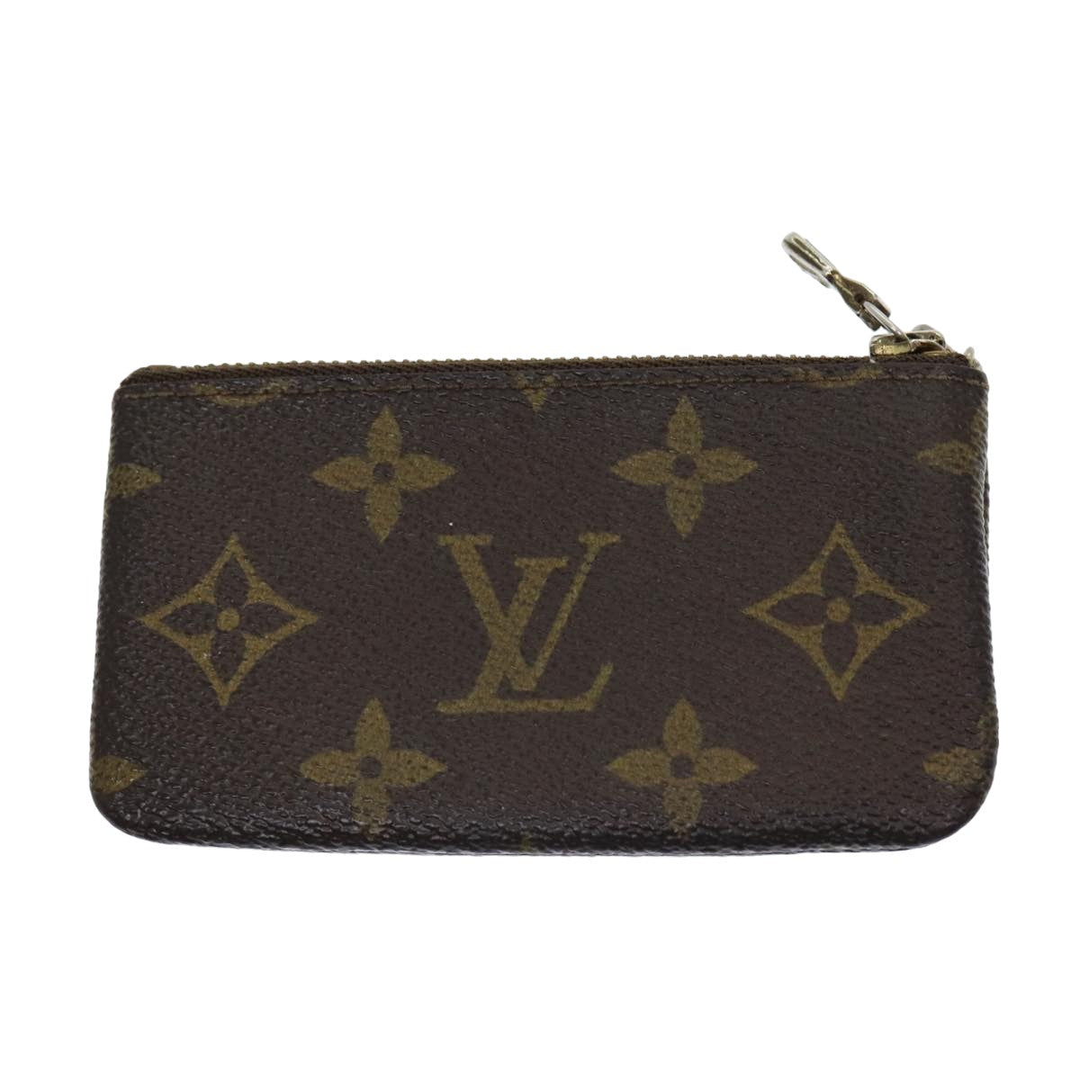 LOUIS VUITTON Monogram Pochette Cles Coin Purse M62650 LV Auth ac3118