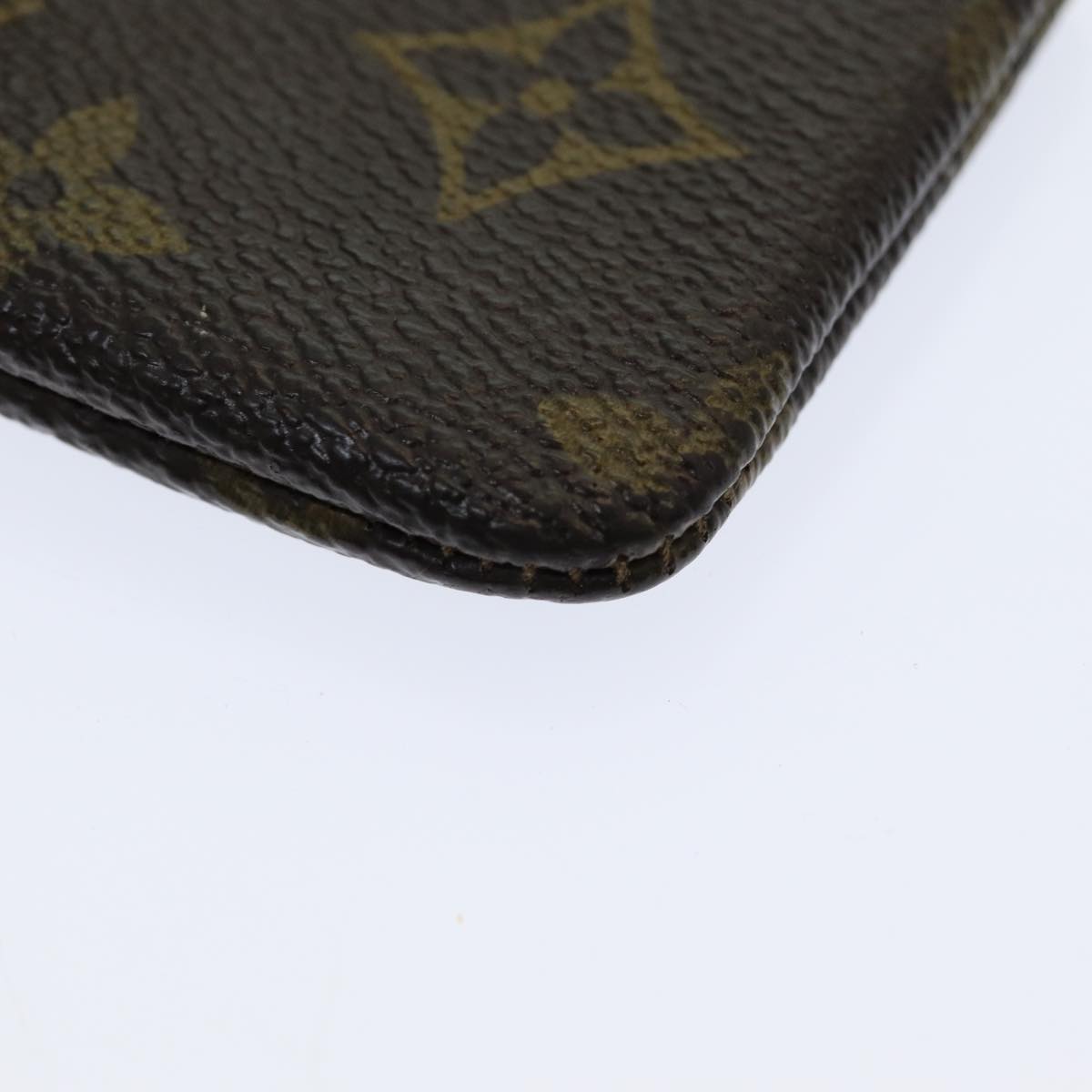 LOUIS VUITTON Monogram Pochette Cles Coin Purse M62650 LV Auth ac3118