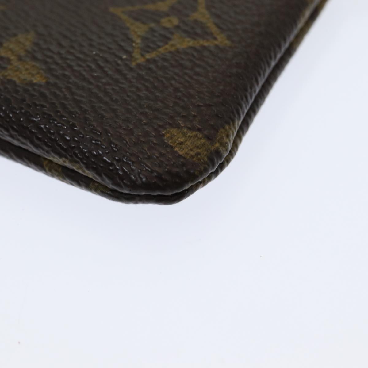 LOUIS VUITTON Monogram Pochette Cles Coin Purse M62650 LV Auth ac3119