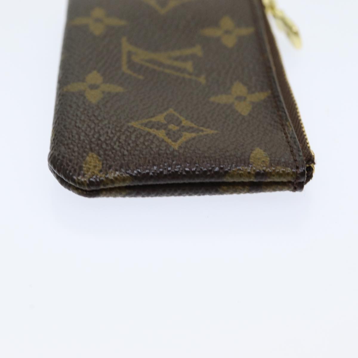 LOUIS VUITTON Monogram Pochette Cles Coin Purse M62650 LV Auth ac3119