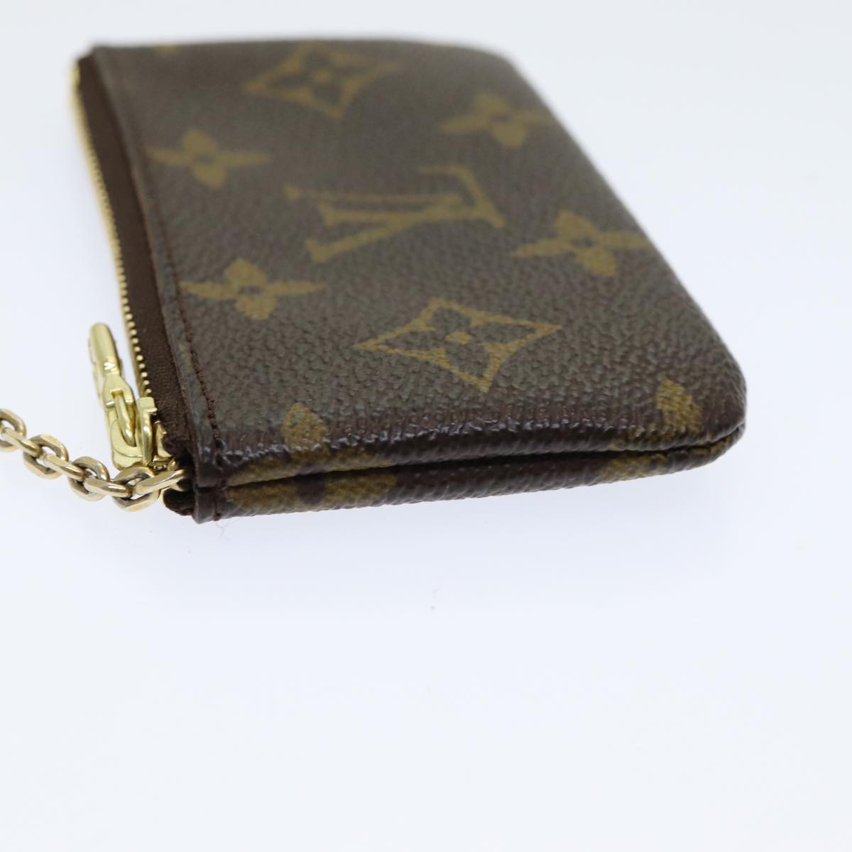 LOUIS VUITTON Monogram Pochette Cles Coin Purse M62650 LV Auth ac3119