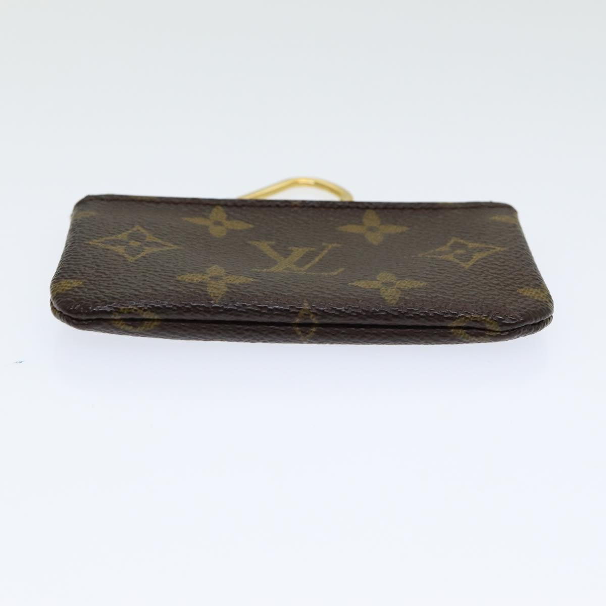 LOUIS VUITTON Monogram Pochette Cles Coin Purse M62650 LV Auth ac3119