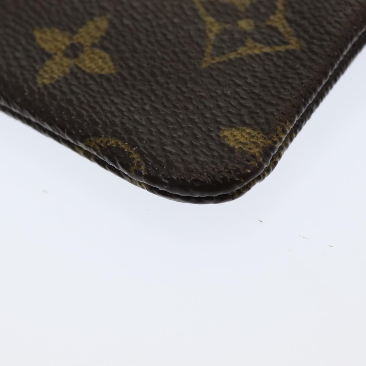 LOUIS VUITTON Monogram Pochette Cles Coin Purse M62650 LV Auth ac3120