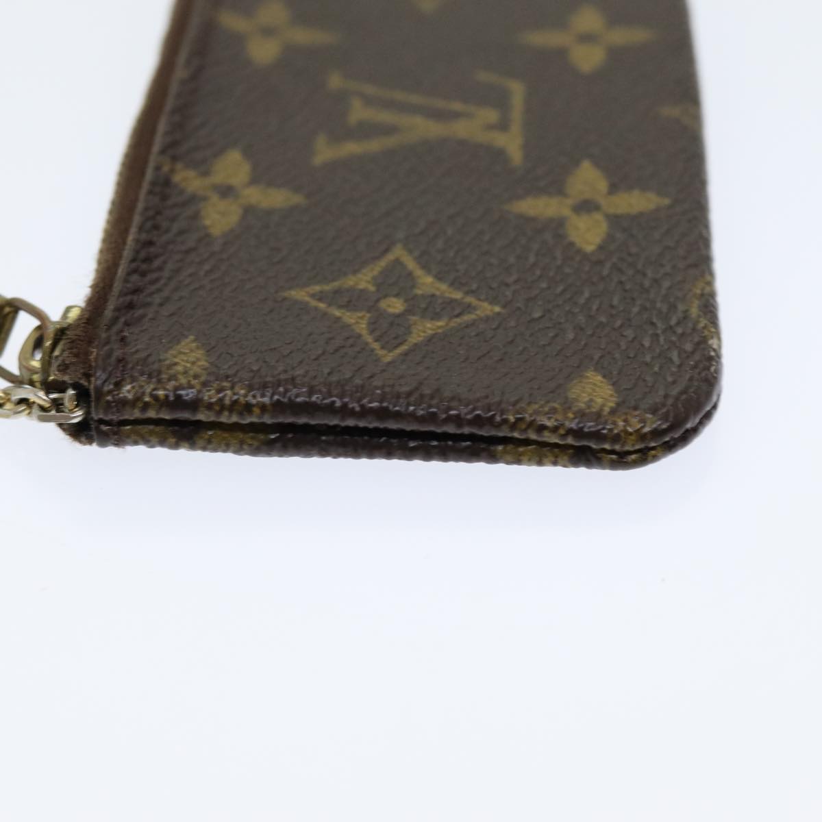 LOUIS VUITTON Monogram Pochette Cles Coin Purse M62650 LV Auth ac3120