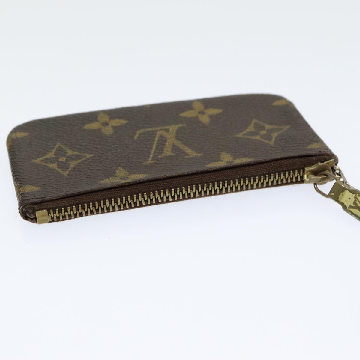 LOUIS VUITTON Monogram Pochette Cles Coin Purse M62650 LV Auth ac3120