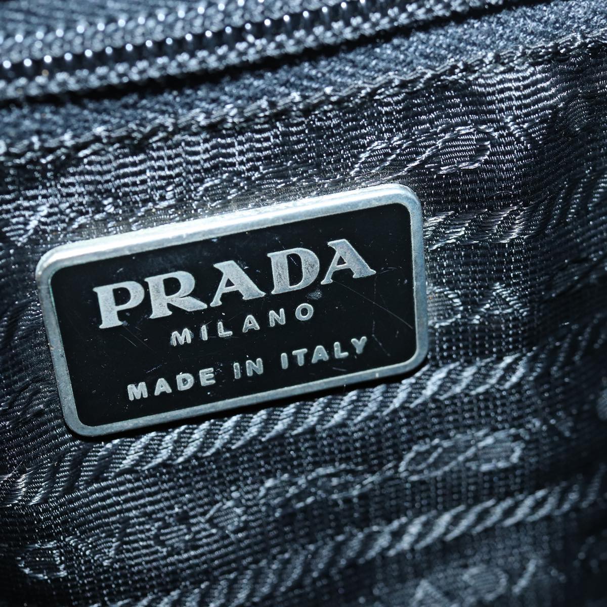 PRADA Backpack Nylon Black Auth ac3143