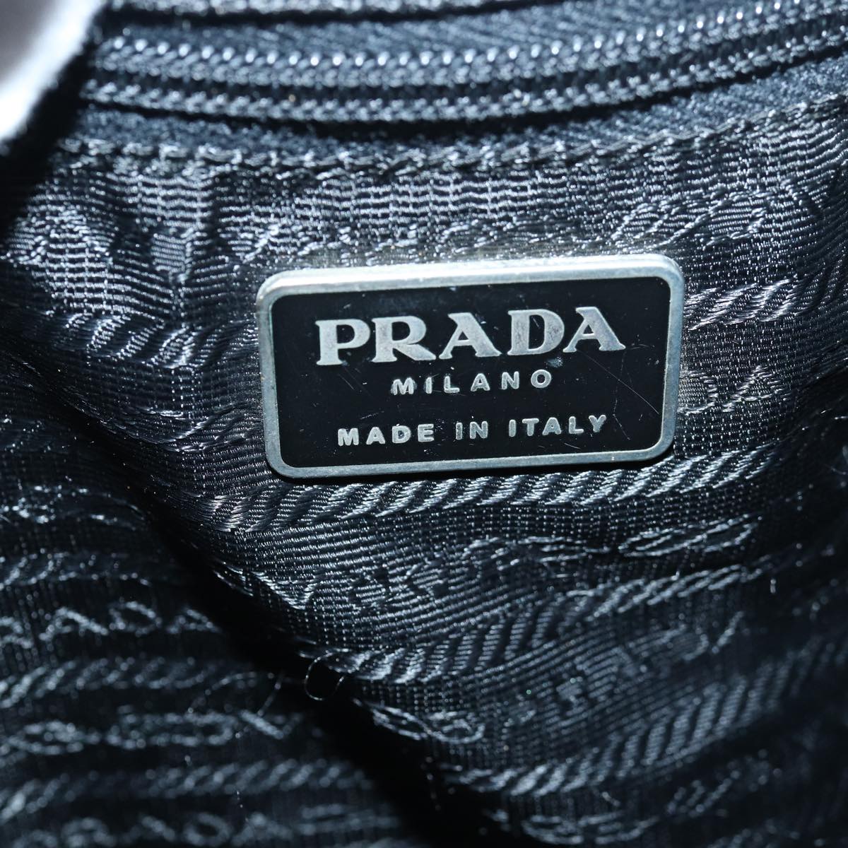 PRADA Backpack Nylon Black Auth ac3143