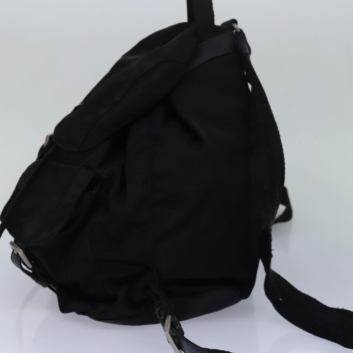 PRADA Backpack Nylon Black Auth ac3143