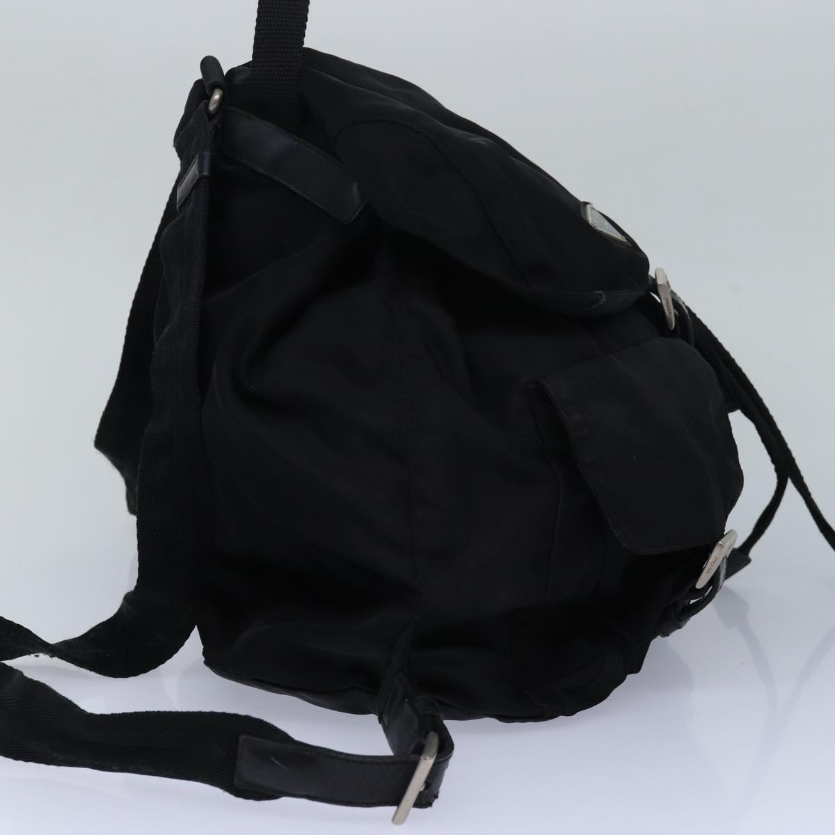 PRADA Backpack Nylon Black Auth ac3143