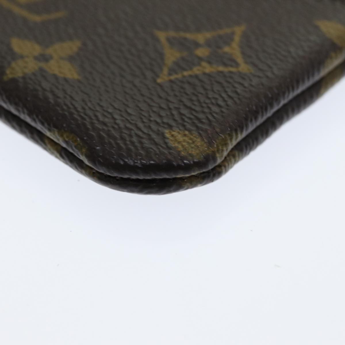 LOUIS VUITTON Monogram Pochette Cles Coin Purse M62650 LV Auth ac3150