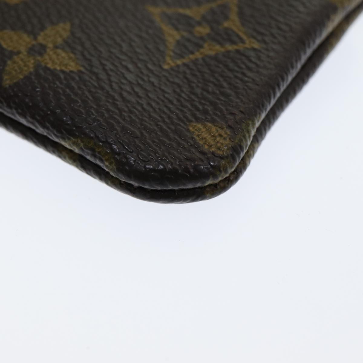 LOUIS VUITTON Monogram Pochette Cles Coin Purse M62650 LV Auth ac3150