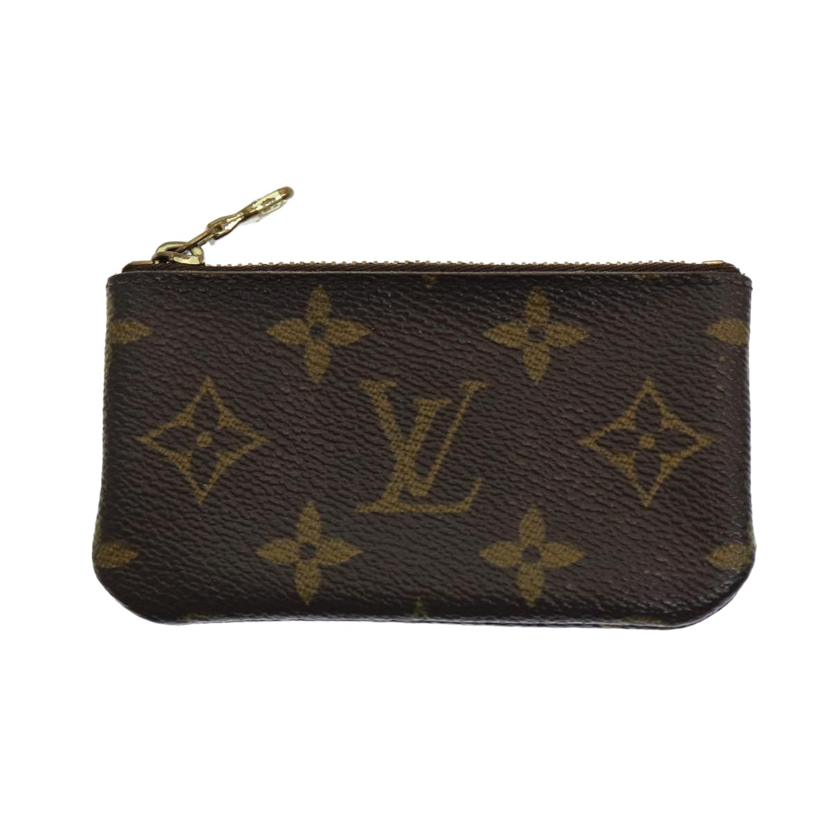 LOUIS VUITTON Monogram Pochette Cles Coin Purse M62650 LV Auth ac3150