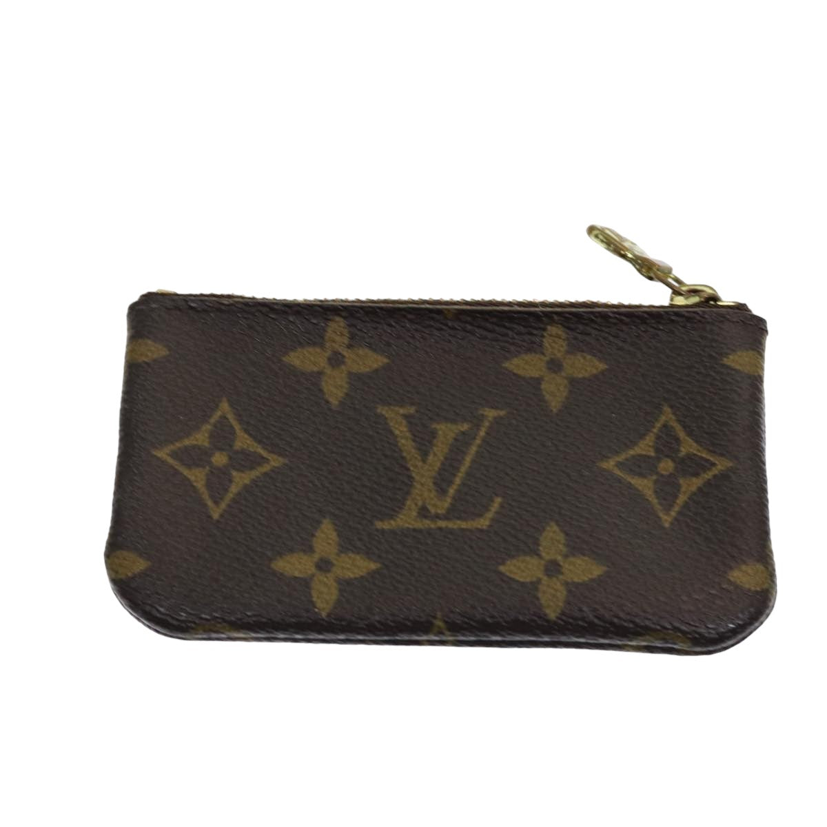 LOUIS VUITTON Monogram Pochette Cles Coin Purse M62650 LV Auth ac3150