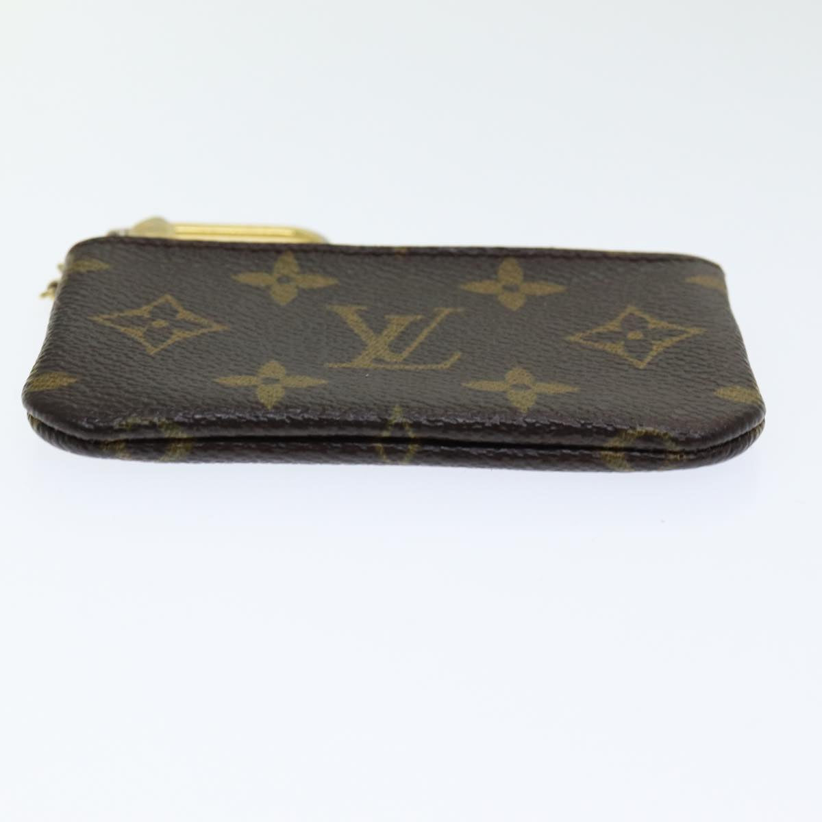 LOUIS VUITTON Monogram Pochette Cles Coin Purse M62650 LV Auth ac3150