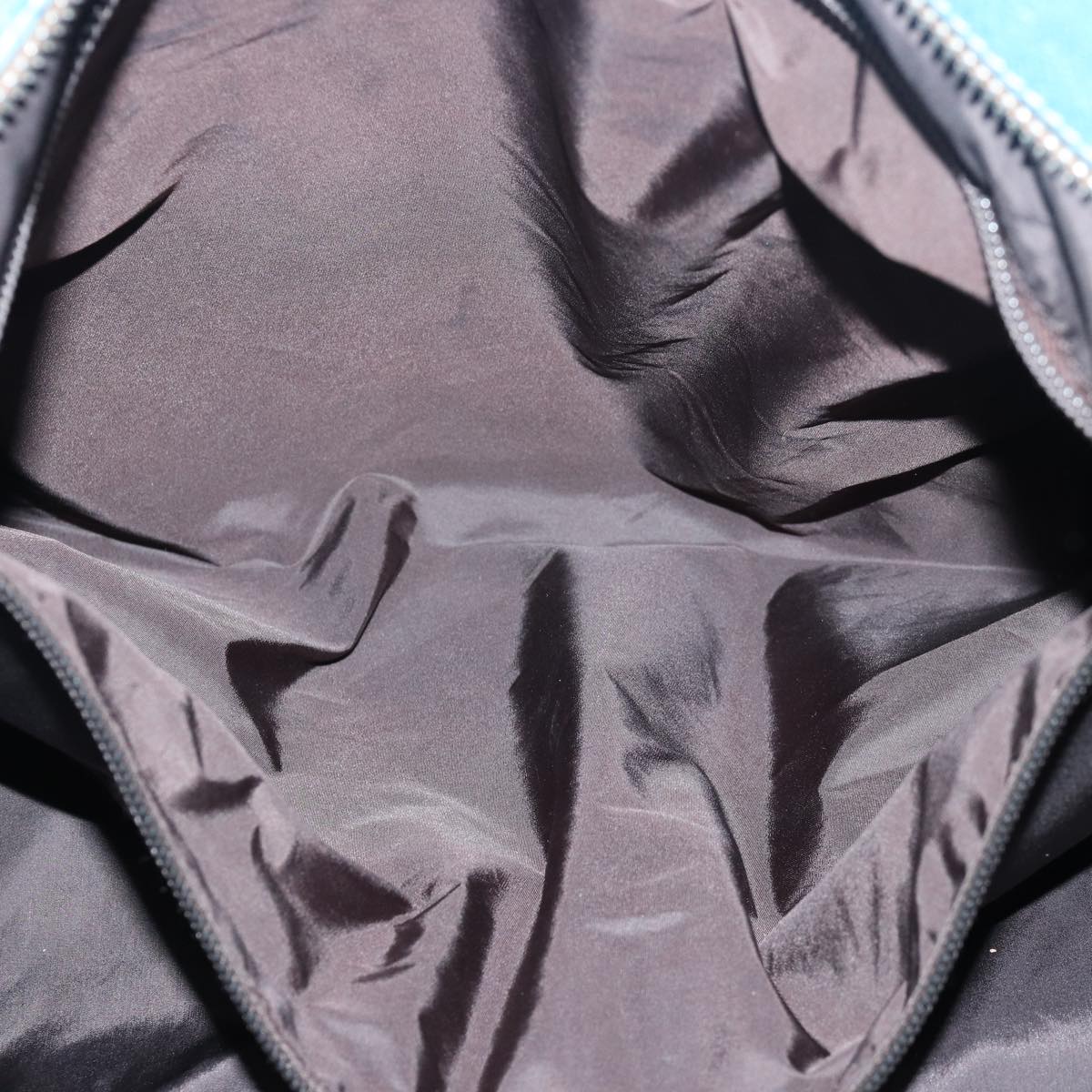 PRADA Shoulder Bag Canvas Beige Auth ac3161