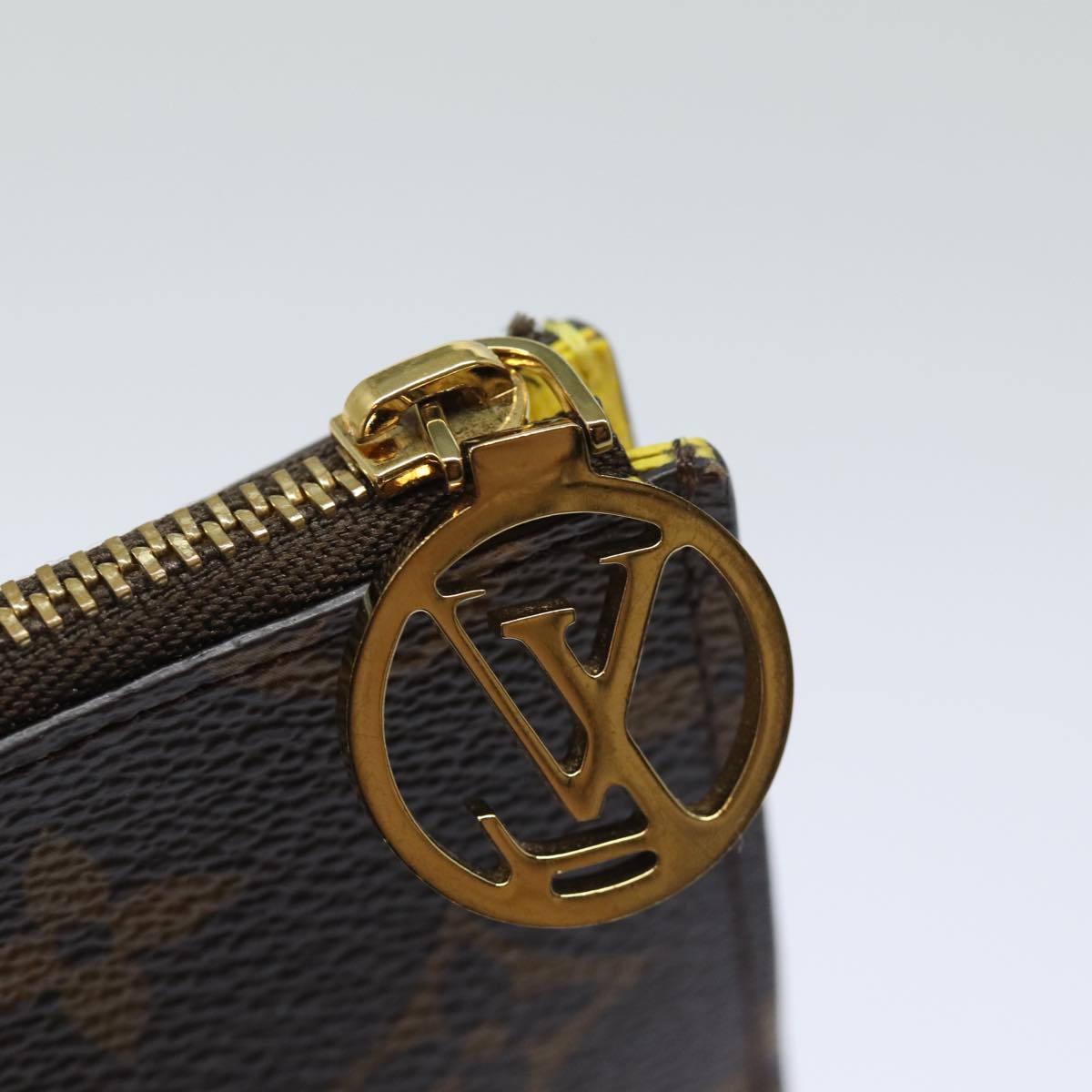 LOUIS VUITTON Monogram Porte Cartes Romy Coin Purse M81882 LV Auth ac3165