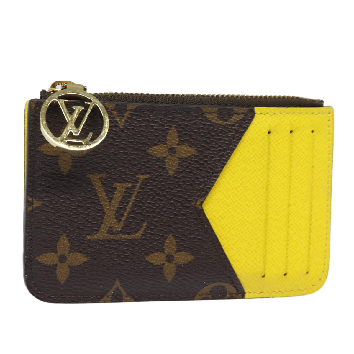 LOUIS VUITTON Monogram Porte Cartes Romy Coin Purse M81882 LV Auth ac3165