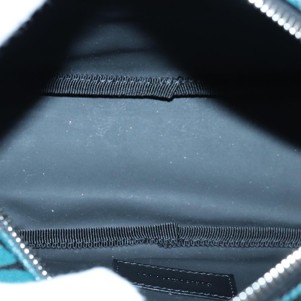 SAINT LAURENT Pouch PVC Green Auth ac3173