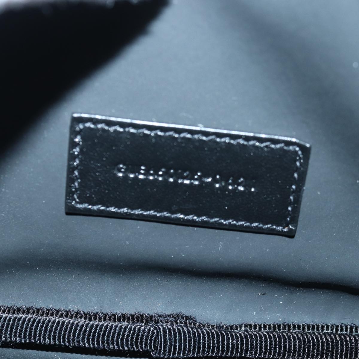 SAINT LAURENT Pouch PVC Green Auth ac3173