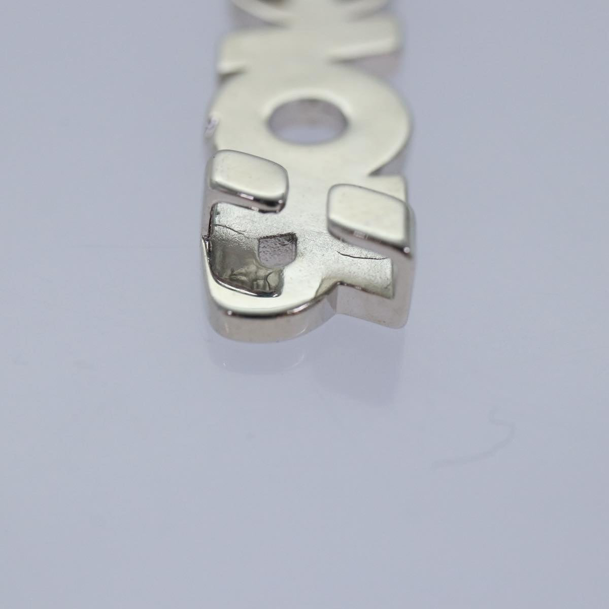 Christian Dior Accessories For Shoes metal Silver Auth ac3244