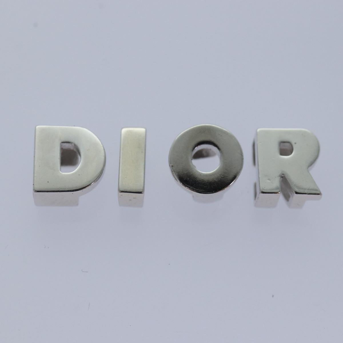 Christian Dior Accessories For Shoes metal Silver Auth ac3244