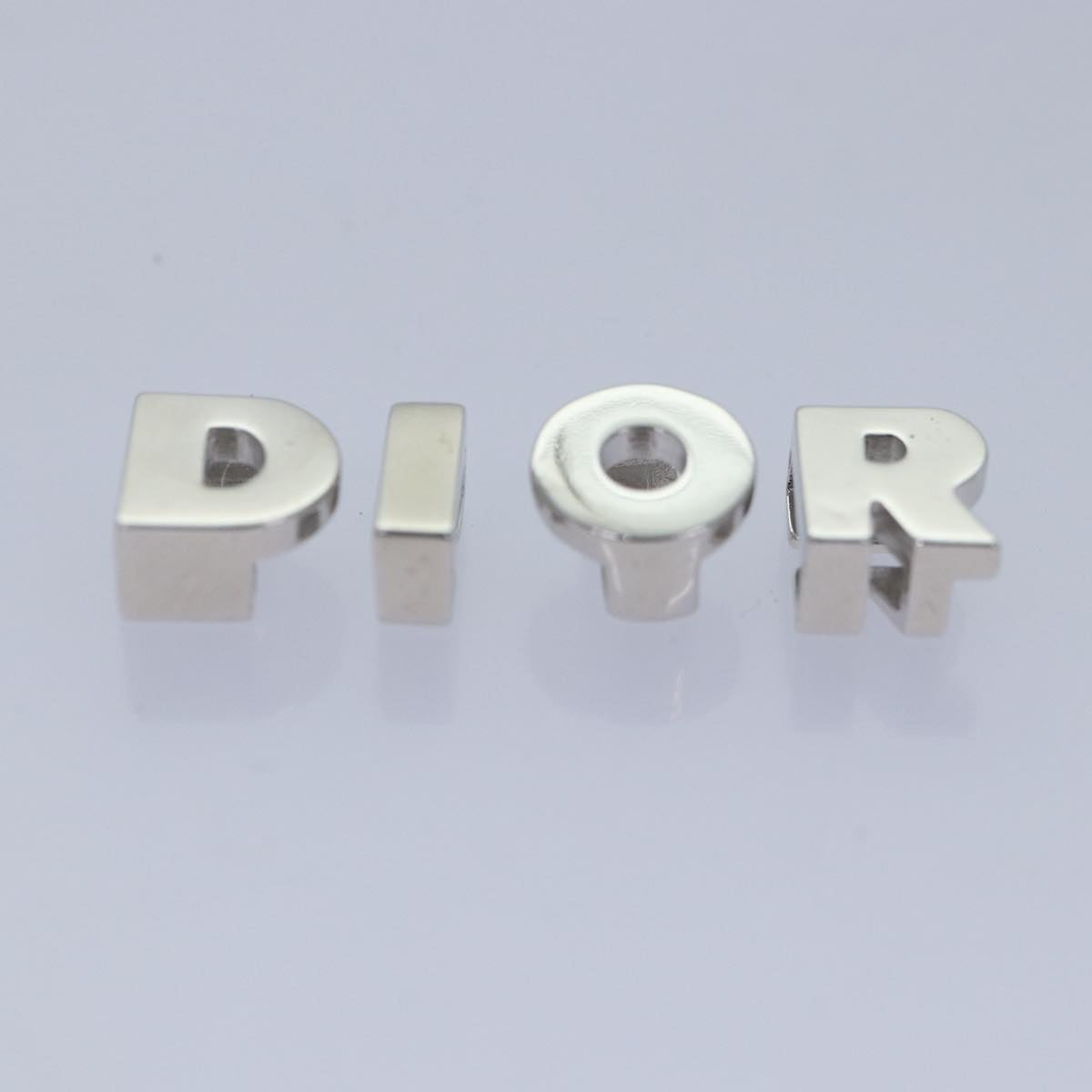 Christian Dior Accessories For Shoes metal Silver Auth ac3244