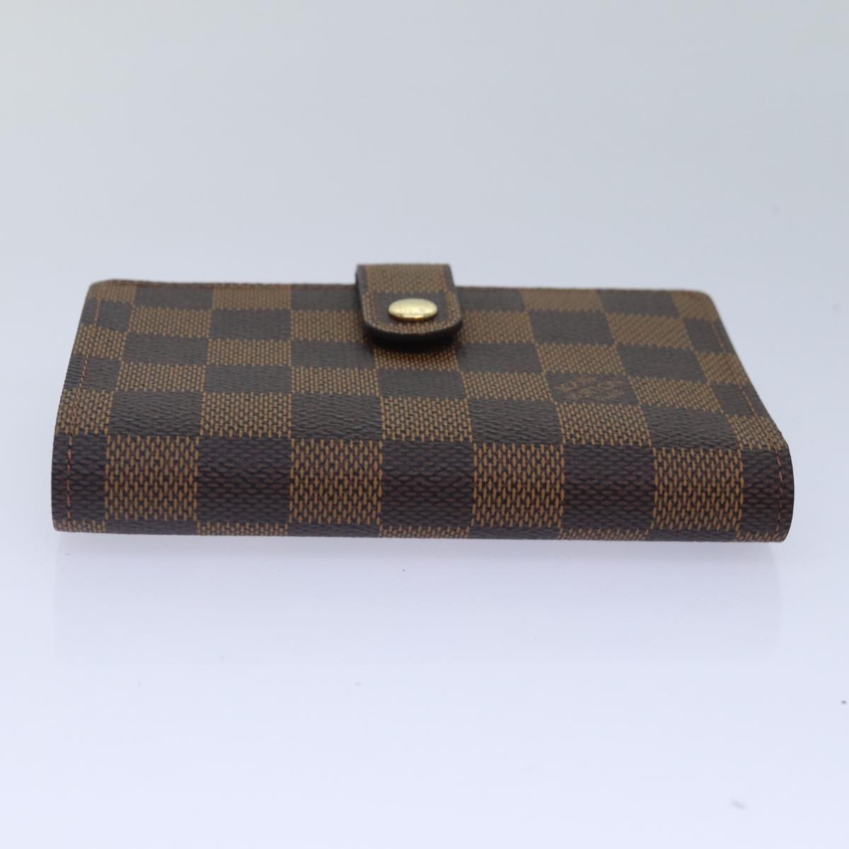 LOUIS VUITTON Damier Ebene Porte Monnaie Billets Viennois N61664 LV Auth ac3246