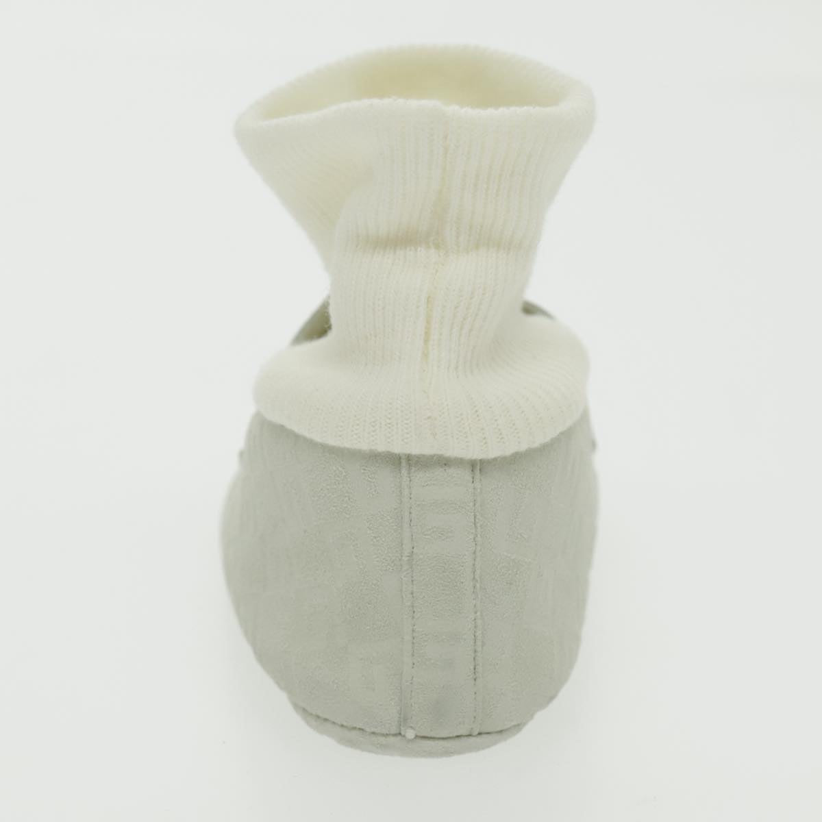 GUCCI Baby Shoes Suede White Auth ac3288