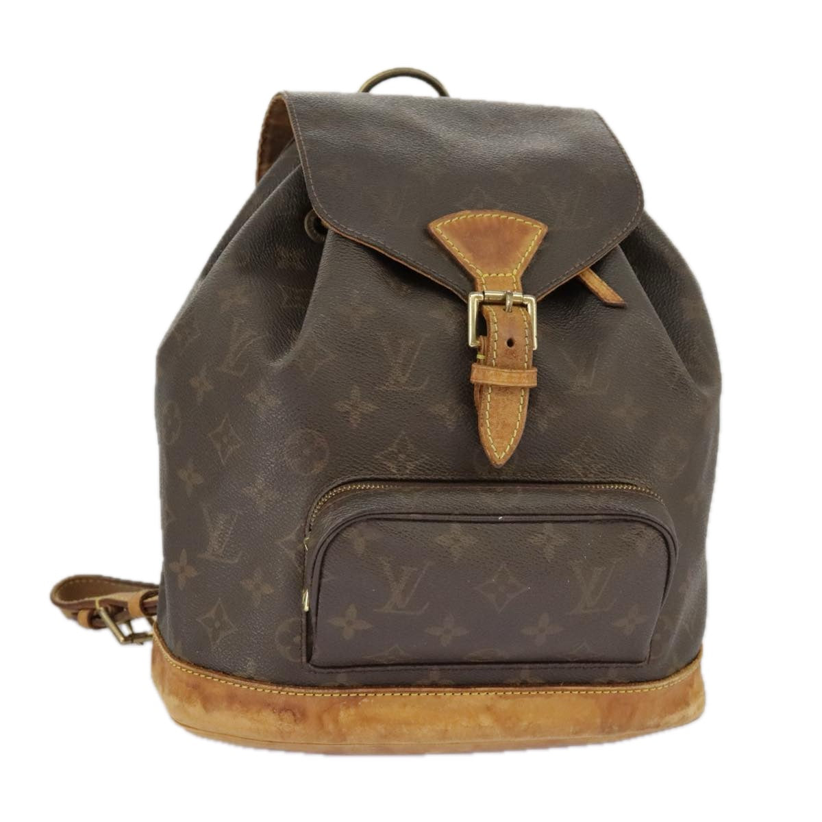 LOUIS VUITTON Monogram Montsouris GM Backpack M51135 LV Auth ac3312