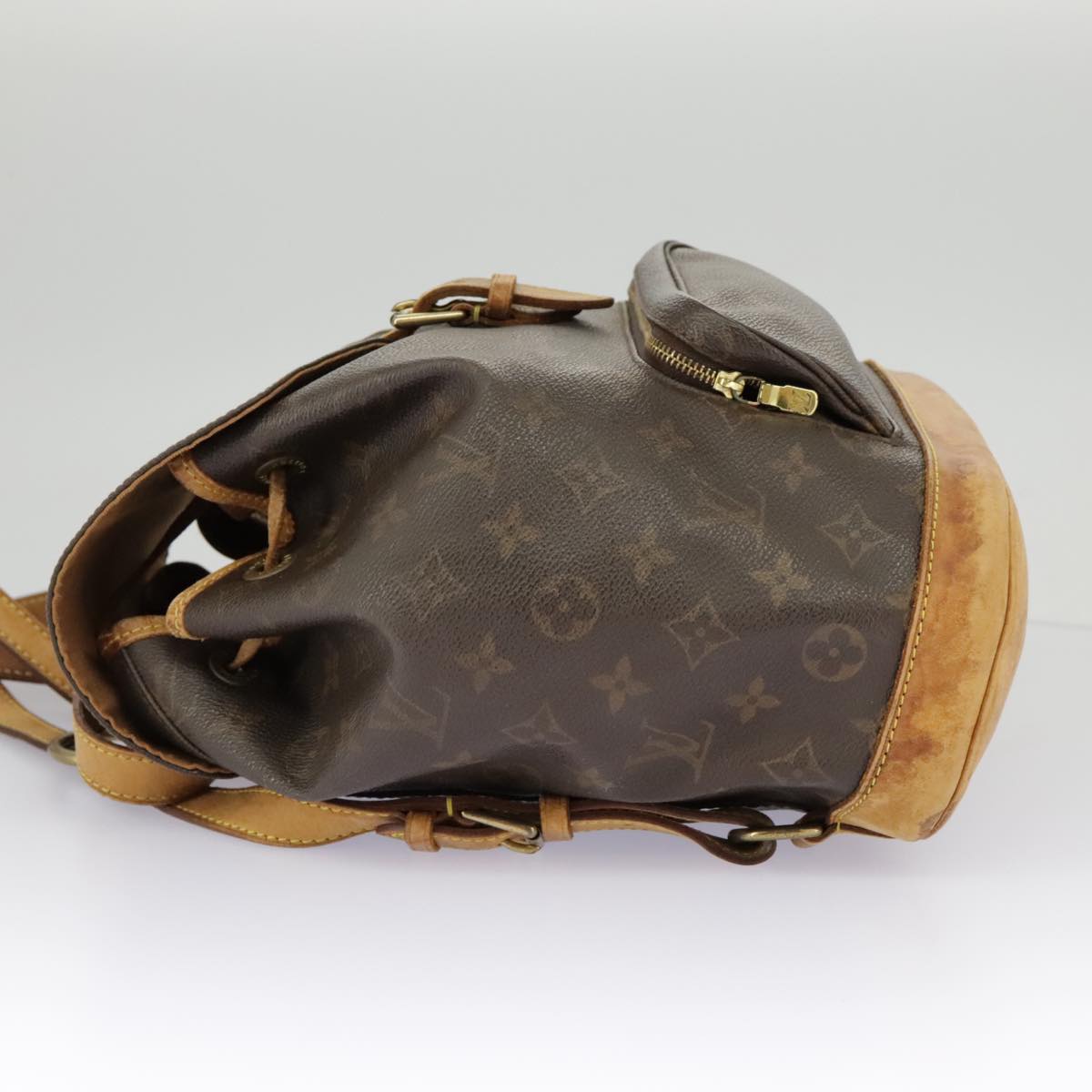 LOUIS VUITTON Monogram Montsouris GM Backpack M51135 LV Auth ac3312