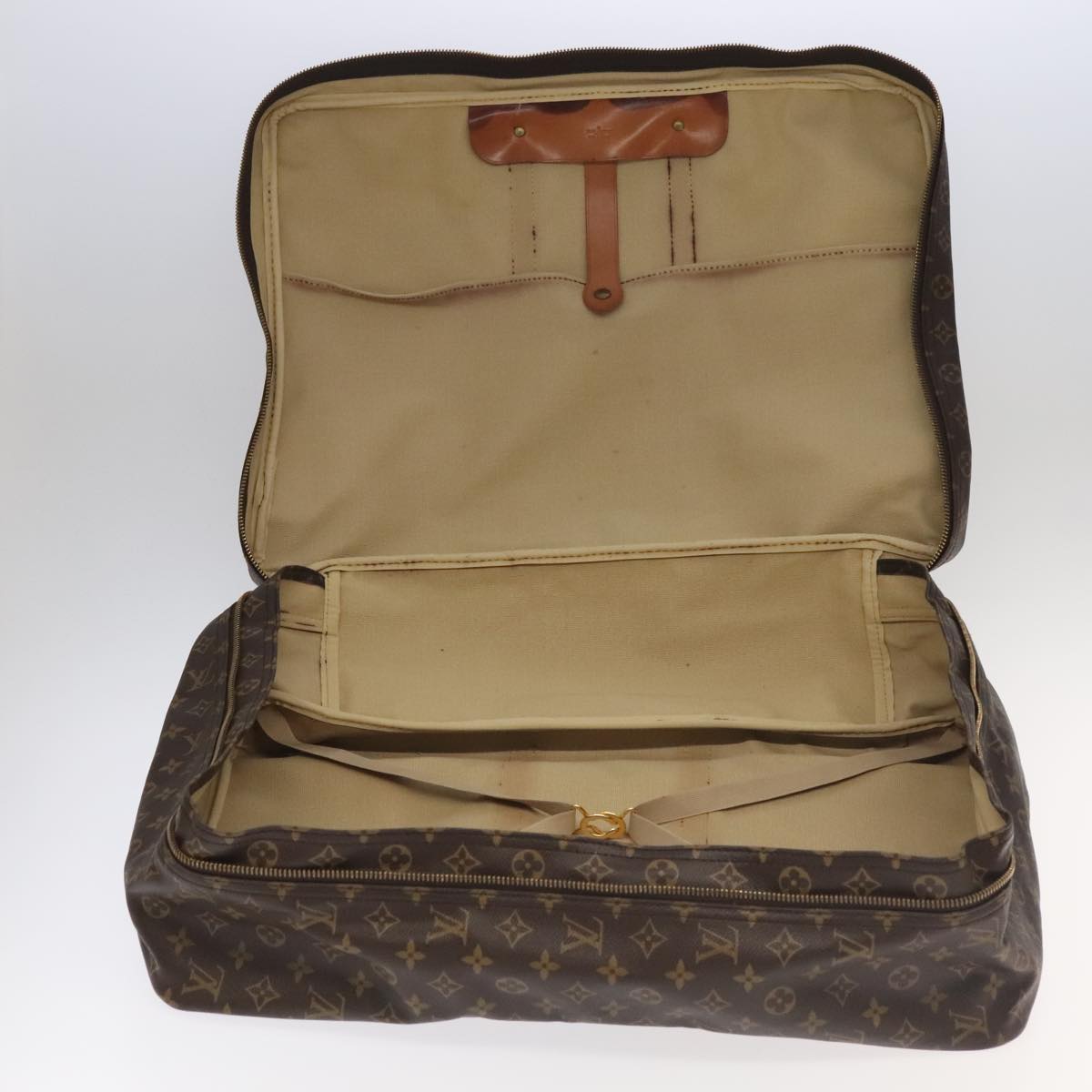 LOUIS VUITTON Monogram Sirius 55 Boston Bag M41404 LV Auth ac3317