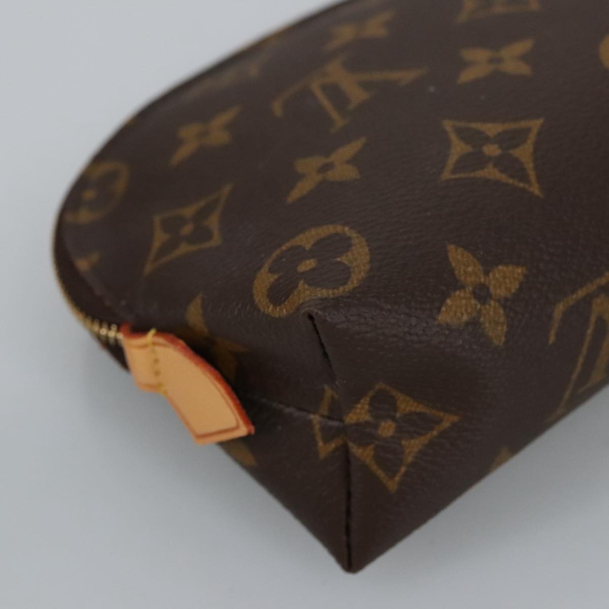 LOUIS VUITTON Monogram Pochette Cosmetic PM Cosmetic Pouch M47515 LV Auth ac3372