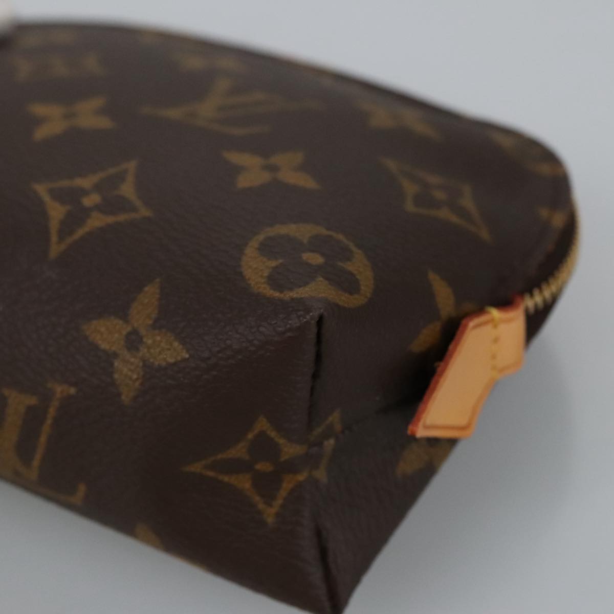 LOUIS VUITTON Monogram Pochette Cosmetic PM Cosmetic Pouch M47515 LV Auth ac3372