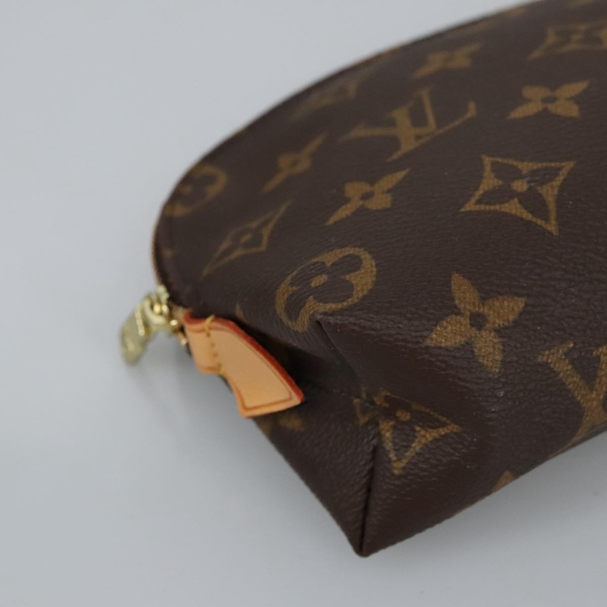 LOUIS VUITTON Monogram Pochette Cosmetic PM Cosmetic Pouch M47515 LV Auth ac3372