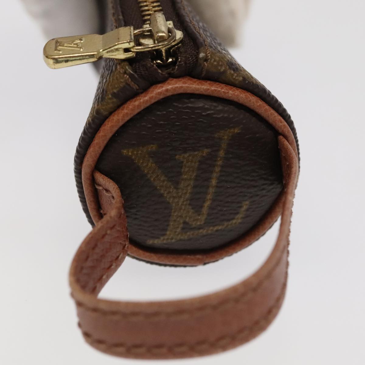 LOUIS VUITTON Monogram Etui 3 Ball de Golf Pouch M58249 LV Auth ac3378