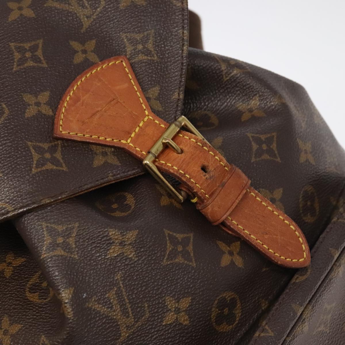 LOUIS VUITTON Monogram Montsouris GM Backpack M51135 LV Auth ac3476