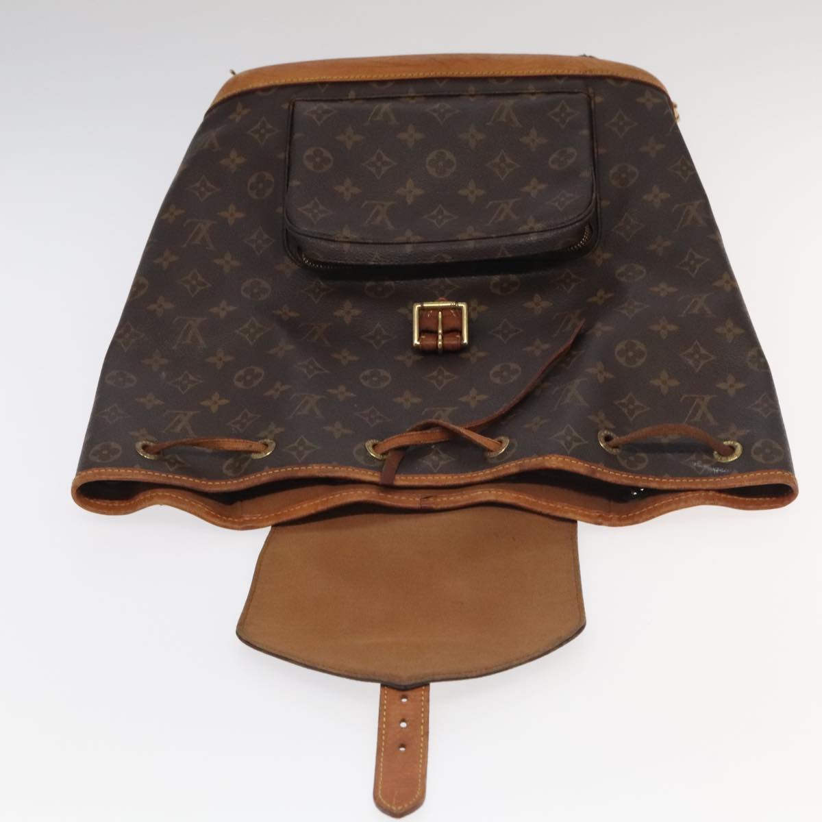 LOUIS VUITTON Monogram Montsouris GM Backpack M51135 LV Auth ac3476