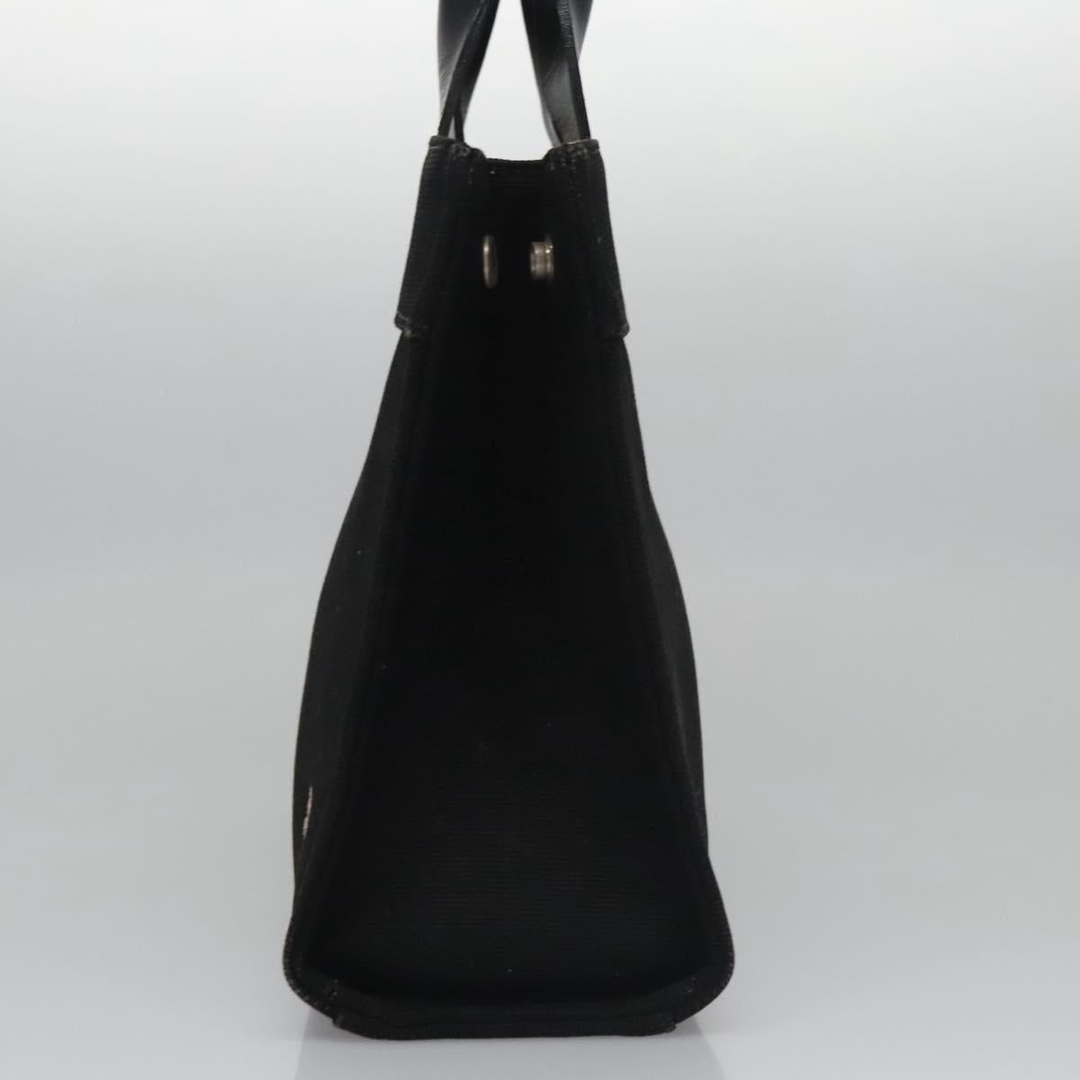 BURBERRY Blue Label Hand Bag Canvas Black Auth ac3538
