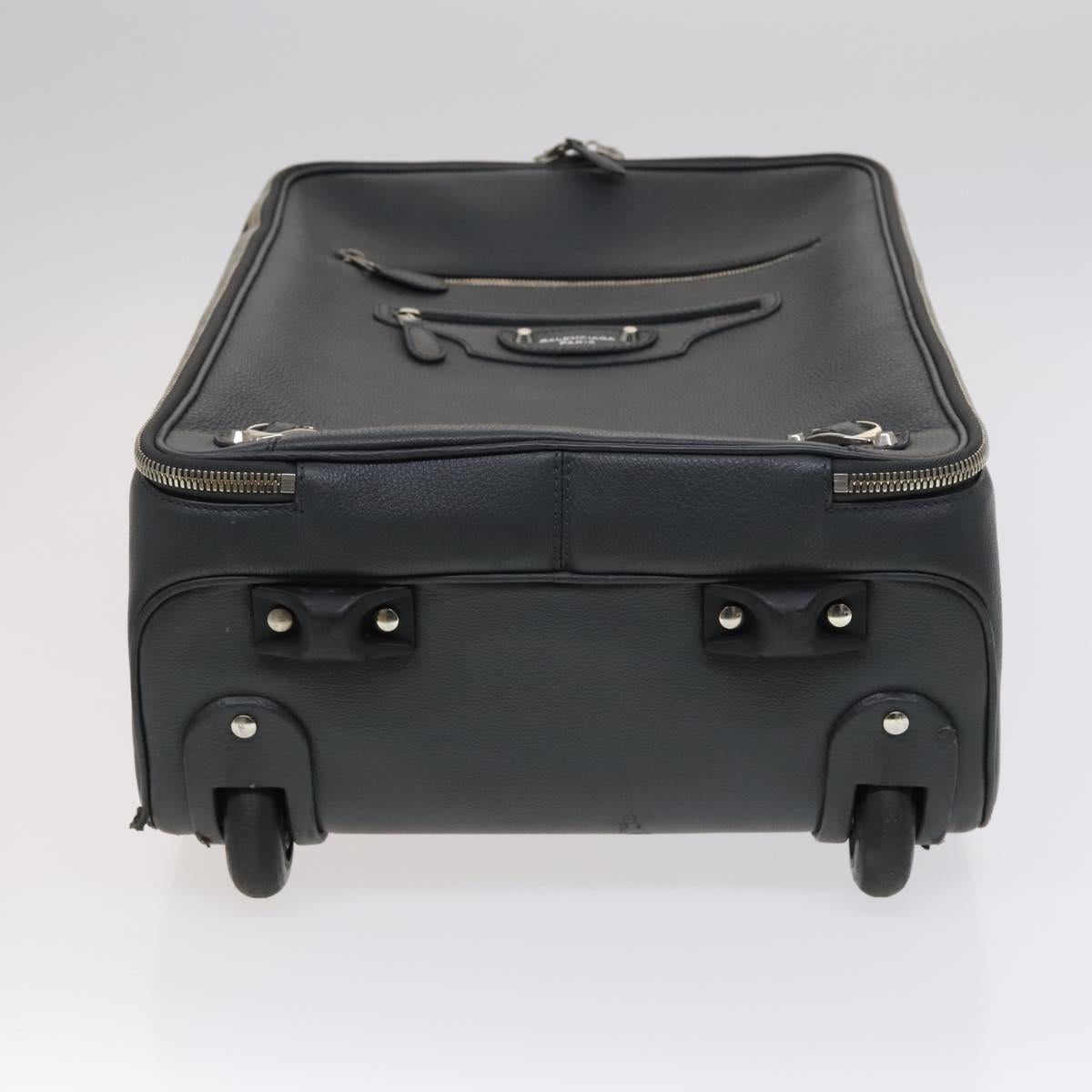 BALENCIAGA Carry case Leather Gray 235225 Auth ac3540