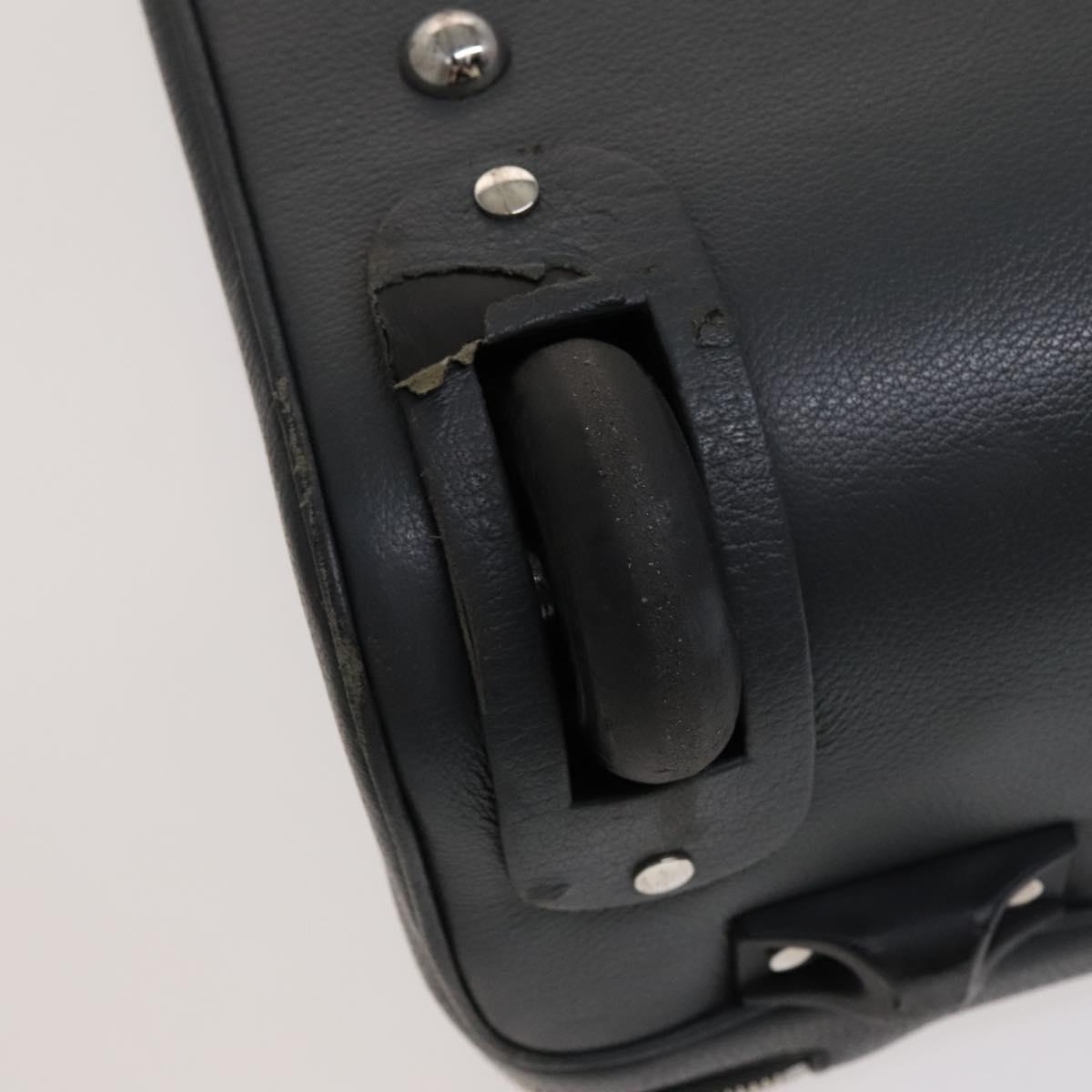 BALENCIAGA Carry case Leather Gray 235225 Auth ac3540