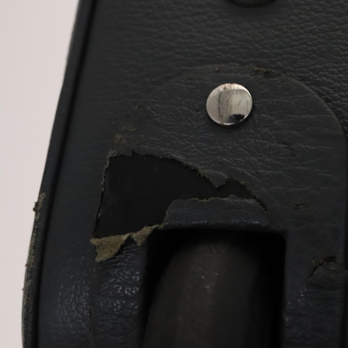 BALENCIAGA Carry case Leather Gray 235225 Auth ac3540