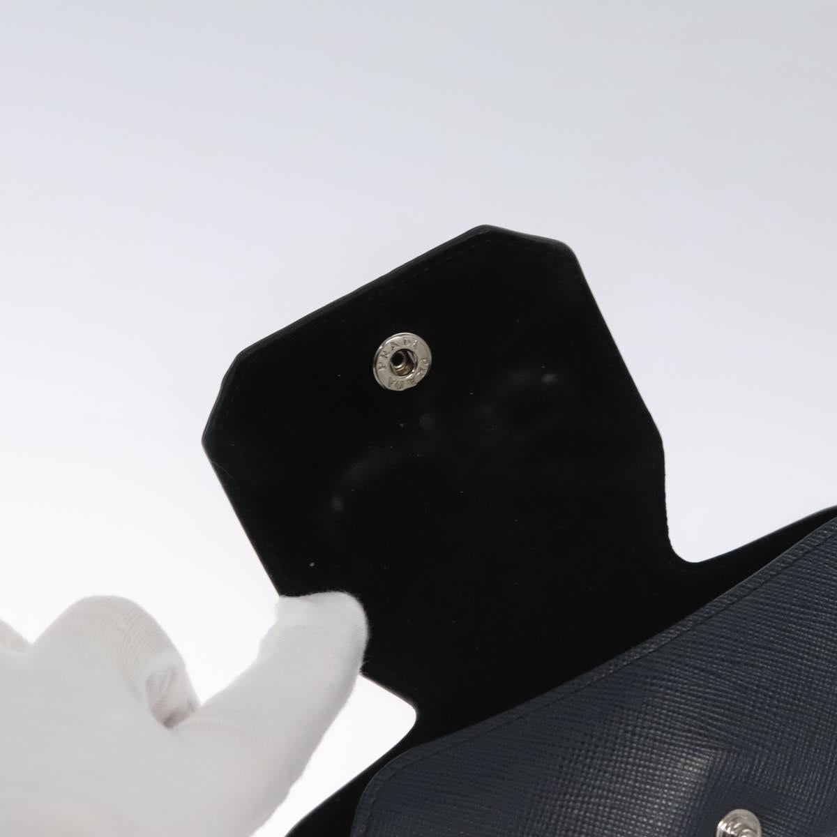 PRADA Sunglass Case Safiano Navy Auth ac3547